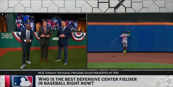 Who is the best defensive center fielder in the game right now? #MLBTonight