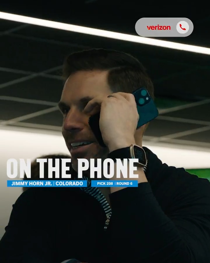 The moment Jimmy Horn Jr became a Panther Verizon | #KeepPounding