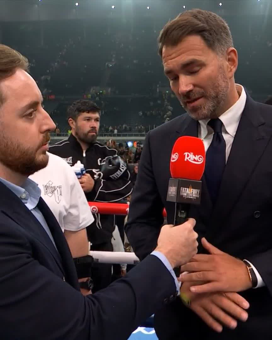 Very well said Eddie Hearn 👏🏼 🎬 Matchroom Boxing Eubank Jr vs Benn | TONIGHT, Live on @daznboxing | Click the link in bio to buy now 🥊 #EubankBenn | #FatalFury | #FightNight