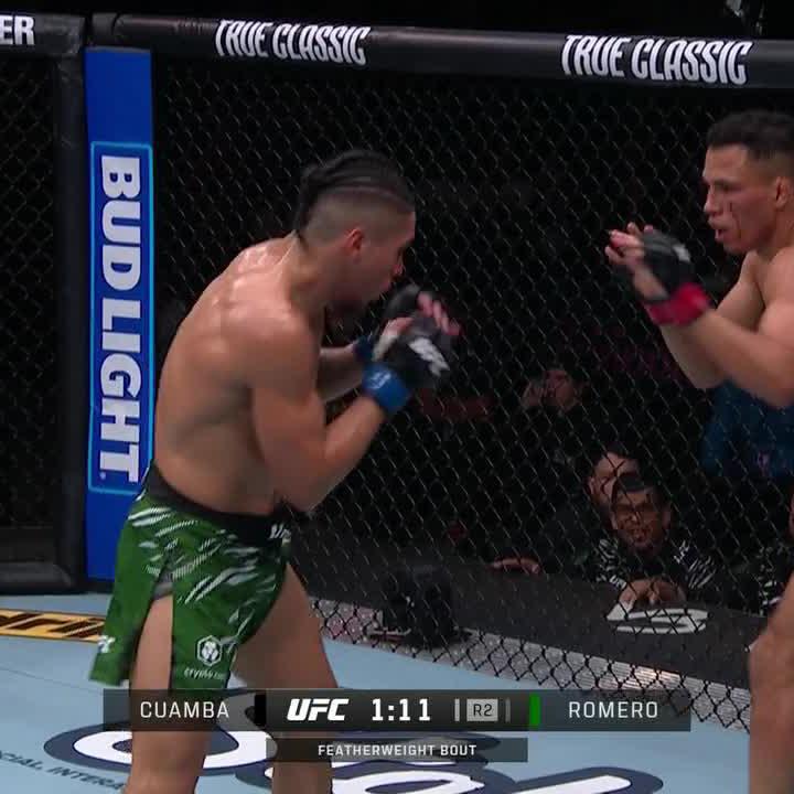 THE KNEE FROM TIMMY CUAMBA 🤯 #UFCKANSASCITY