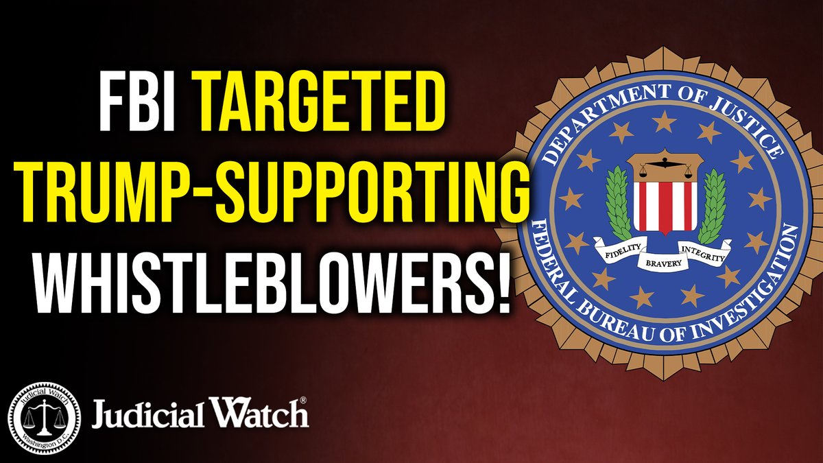 FBI Targeted Trump-Supporting Whistleblowers! Tom Fitton