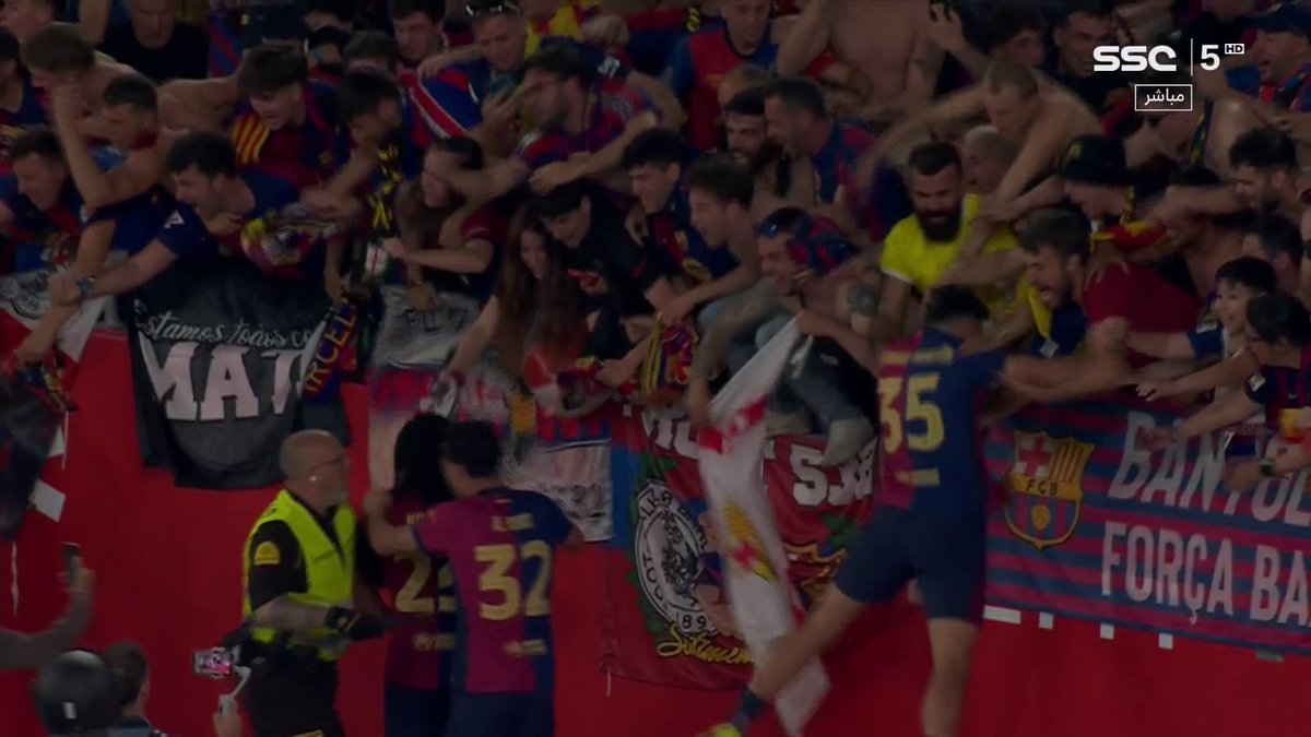 صافرة حكم اللقاء تُعلن برشلونة بطلًا لكأس ملك إسبانيا 🔴🔵