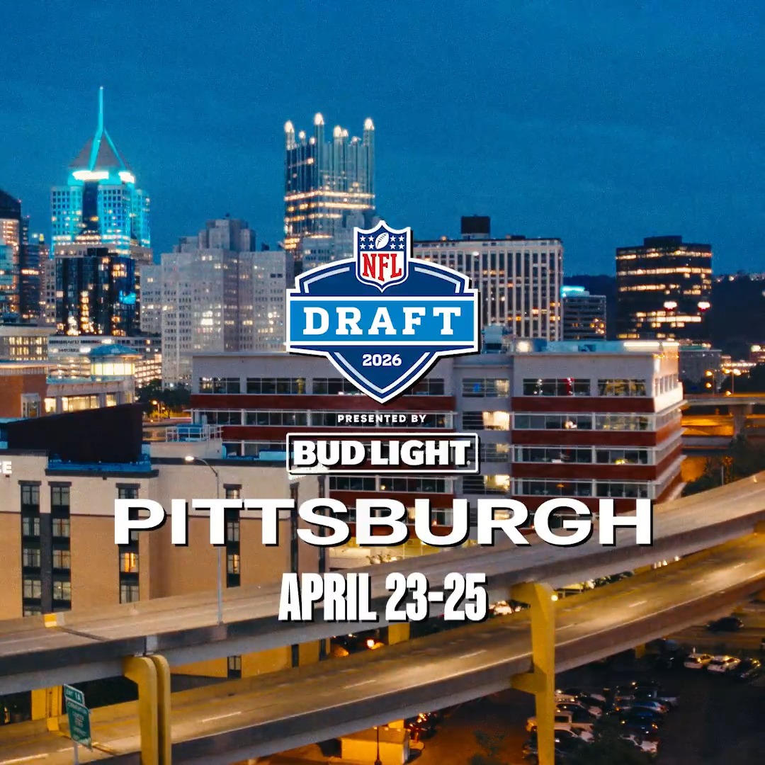 Pittsburgh is officially on the clock! 🕛 The countdown to the 2026 #NFLDraft starts NOW. Let’s make history!