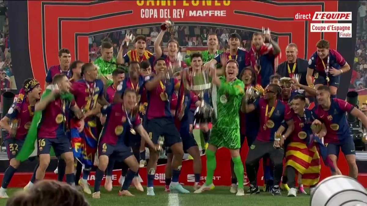 Le FC Barcelone remporte la Coupe d'Espagne ! #ElClásico