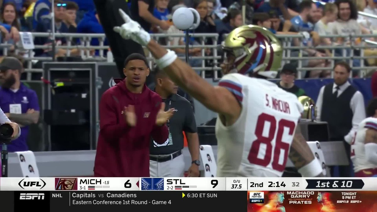 Samson Nacua walks the tightrope! 🤩 📺: ESPN