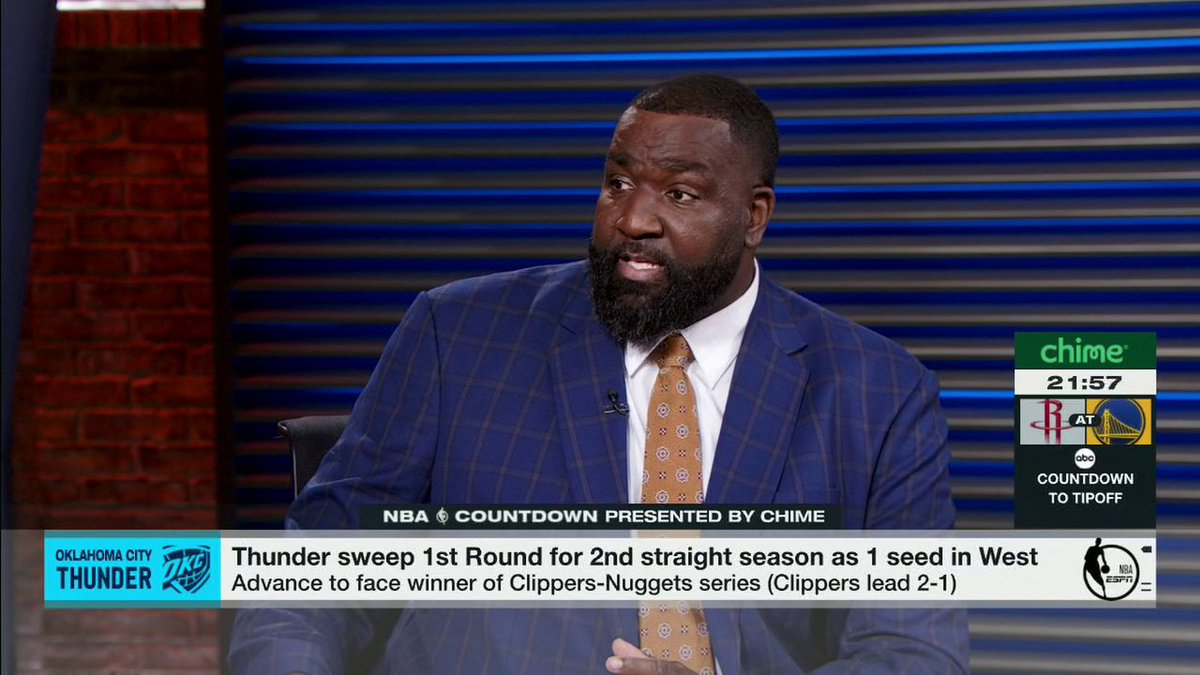 "They actually have a legit chance of winning it all." Kendrick Perkins thinks OKC can come out on top 👀🔥