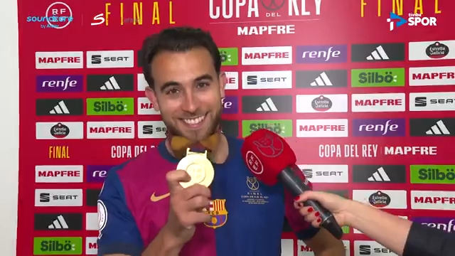"Zor bir geceydi, takımın reaksiyonu inanılmazdı. Belki de dünyadaki en iyi iki takım karşı karşıya geldi. Kazanmamız gereken iki kupa daha var." Barcelona forması giyen Eric García, Real Madrid'e karşı alınan Kral Kupası zaferinin ardından Çiğdem Günal'ın sorularını yanıtladı!
