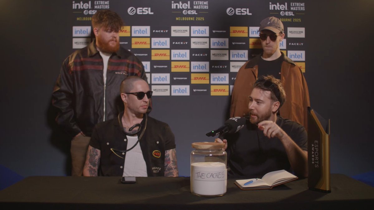 BREAKING 🚨 HenryG enlists the help of Hugo "The guvnor" Byron & Harry "The muscle" Russel to Team UK in heated press conference with Chad Burchill. #IEM