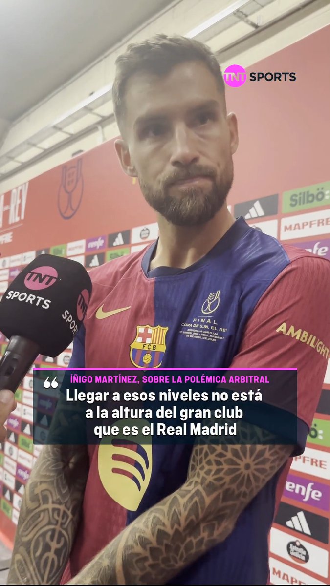🗣️ Íñigo Martínez: "El REAL MADRID no ha estado a la altura con los vídeos y hoy el FÚTBOL ha ganado." Va dando lecciones 🤢🤢🤢
