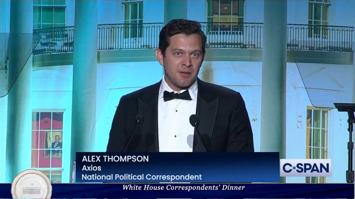 .Alex Thompson: "President Biden's decline and its coverup by the people around him is a reminder that every White House regardless of party is capable of deception...We, myself included, missed a lot of this story and some people trust us less because of it." #whcd #nerdprom