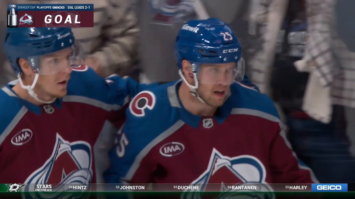 The Colorado Avalanche are on the board first in Game 4! 🏔️ #StanleyCup 🇺🇸: NHLonTNT (TBS) &amp; HBO Max Sports ➡️ 🇨🇦: Sportsnet or stream on Sportsnet+ ➡️