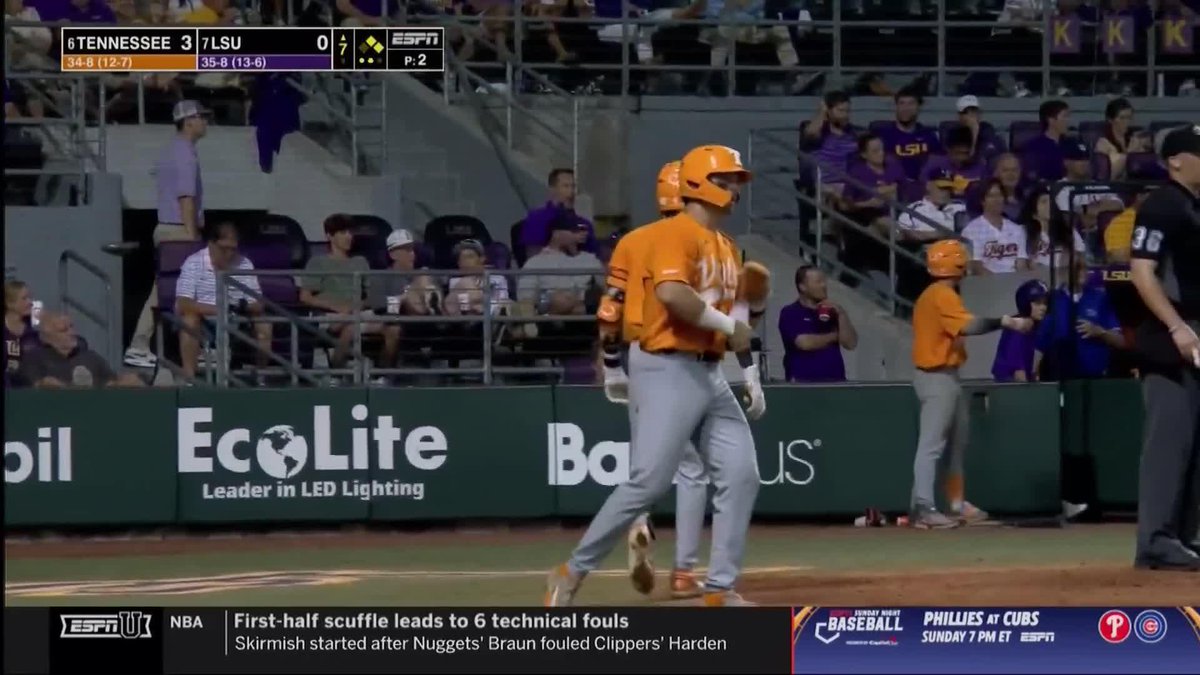 Another RBI for Cannon to add to the lead! 📺 (ESPNU) #GBO // #BeatLSU