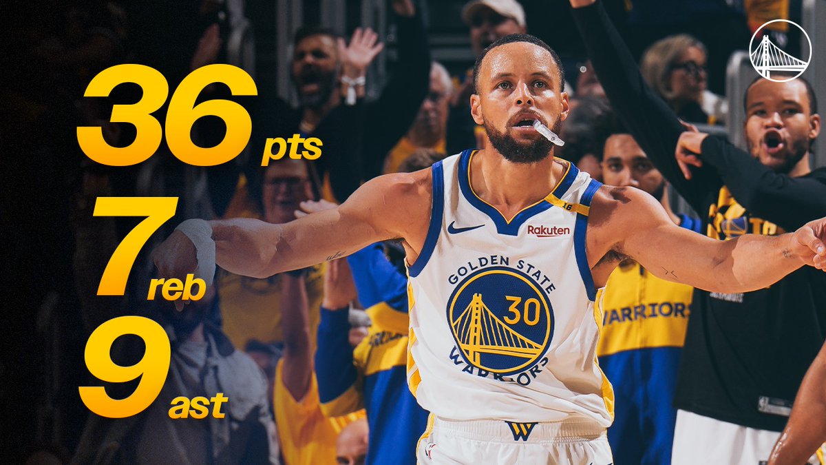 Stephen Curry got hot and led the pack to victory tonight 😤