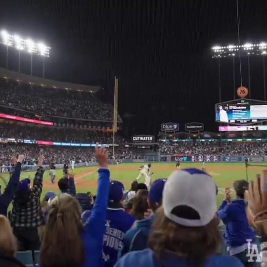 Home run views at Dodger Stadium. 😍