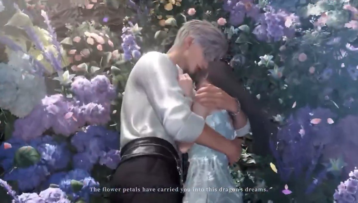 “The flower petals have carried you into this dragon’s dreams. Then this dragon will wait every night longing for the wind and petals to arrive.” SYLUS, YOU CAN’T DO THIS…it’s so beautiful wth 😭😭 #LoveandDeepspace