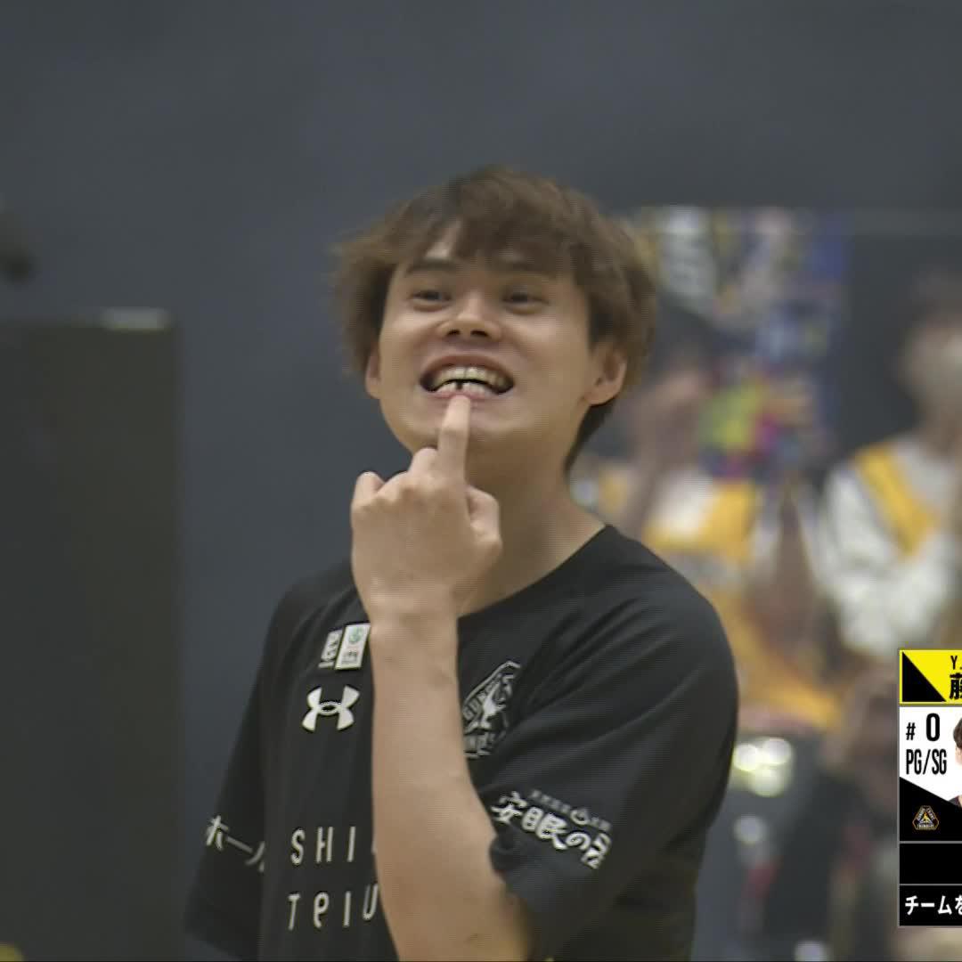 歯が欠けても、笑顔は満点😂🦷 群馬クレインサンダーズ #Bリーグ #りそなグループ