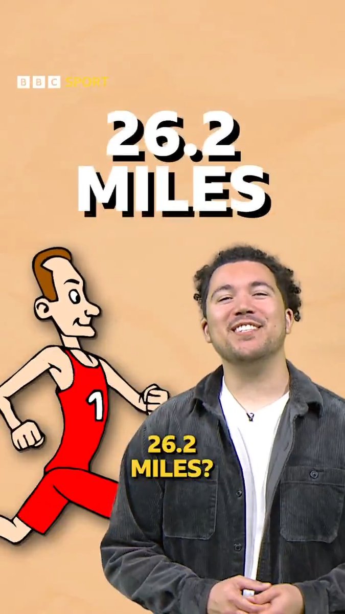 Did you know a marathon used to be 24.9 miles... until recently? #BBCMarathon #LondonMarathon