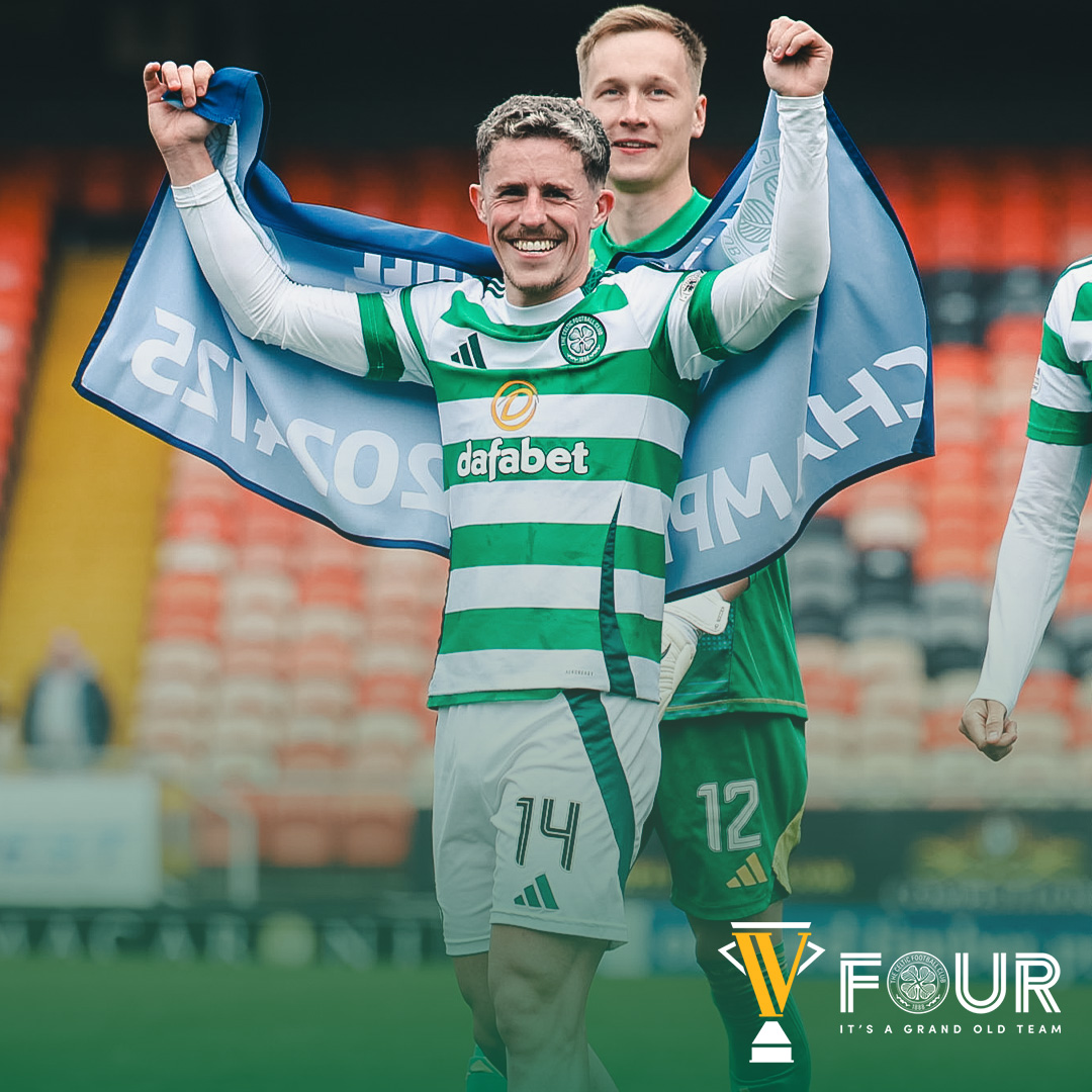 โ๏ธ Good morning, Champions. Some dreams end when you wake up. Luke's just became reality ๐ฅน #FOURItsAGrandOldTeam | #CelticFC๐๐