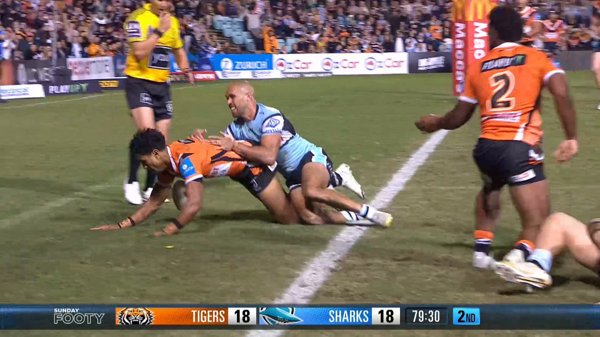 Watch all the highlights as Wests Tigers take on the Sharks in Round 8! #NRLTigersSharks