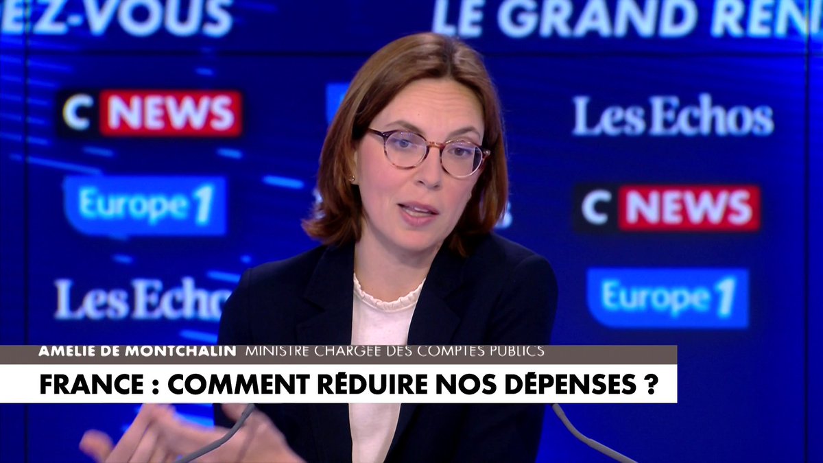 Amélie de Montchalin, ministre chargée des comptes publics: «Nous allons proposer de fusionner ou supprimer un tiers des agences et opérateurs de l'Etat qui ne sont pas des universités», dans #LeGrandRDV