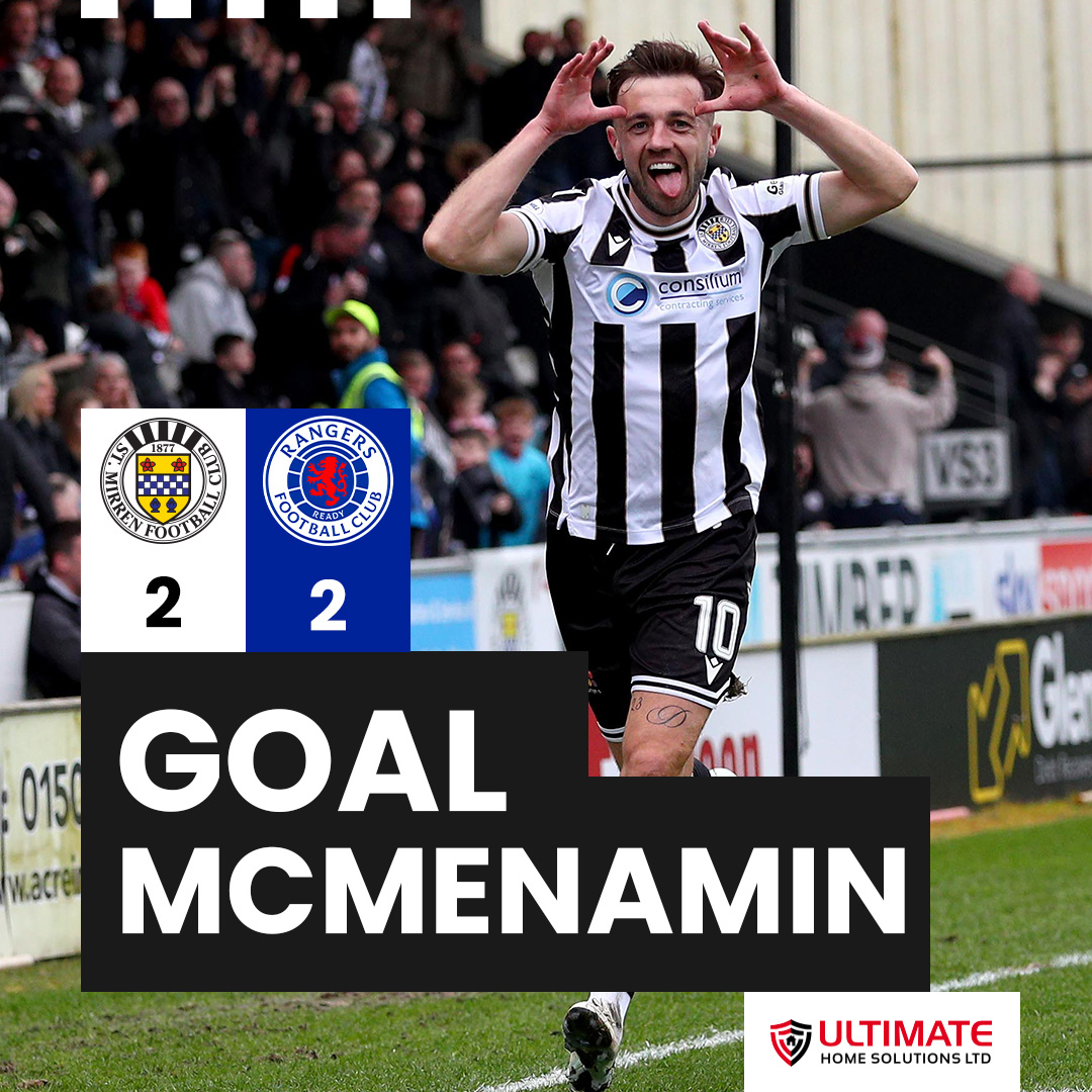 🤪 Conor McMenamin scores our second equaliser to ensure a share of the spoils.