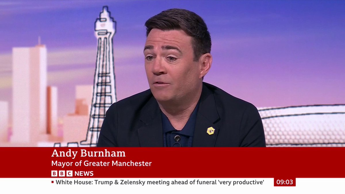 "The loss of Pope Francis hit me harder than I expected" Mayor of Greater Manchester Andy Burnham says meeting the Pope was the "most moving" experience of his life #BBCLauraK