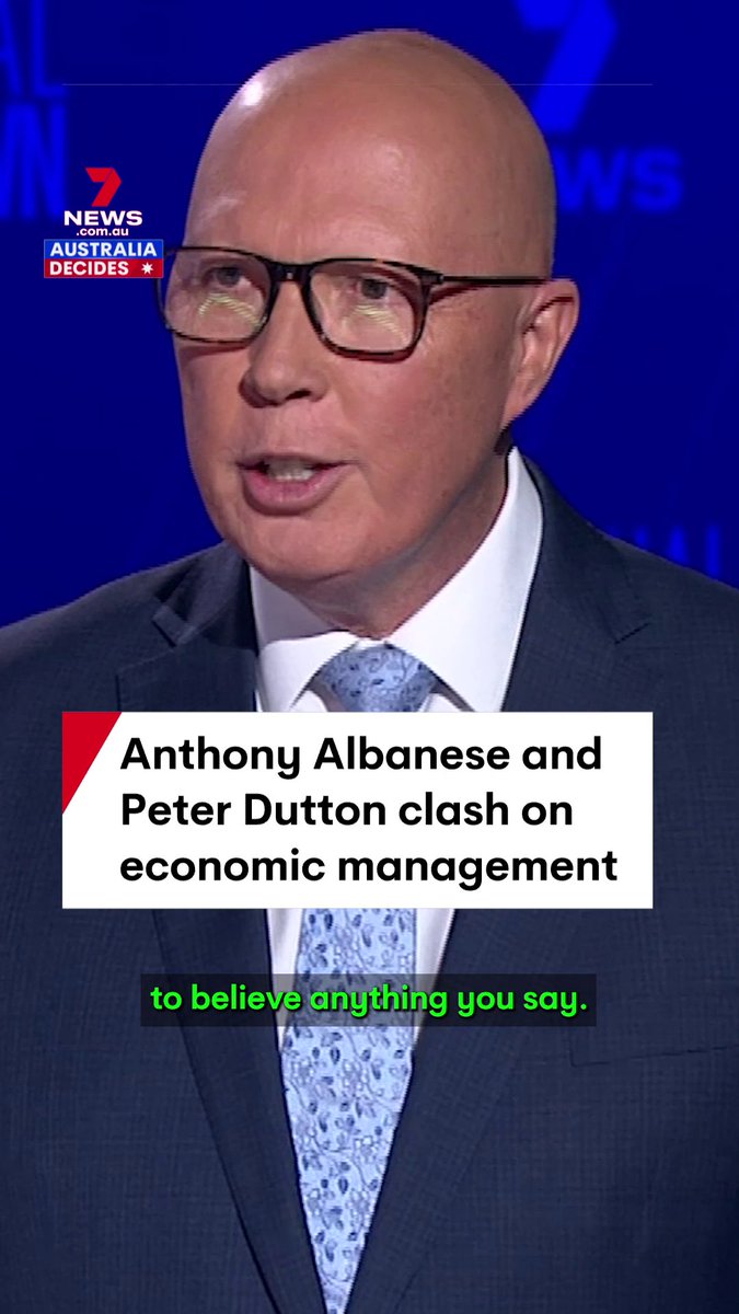 "I won't let him get away with this nonsense on economic management." Anthony Albanese and Peter Dutton have clashed on their handling of Australia's economy during The Final Showdown. Catch up on 7plus. #finalshowdown #leadersdebate #auspol #ausvotes #7NEWS