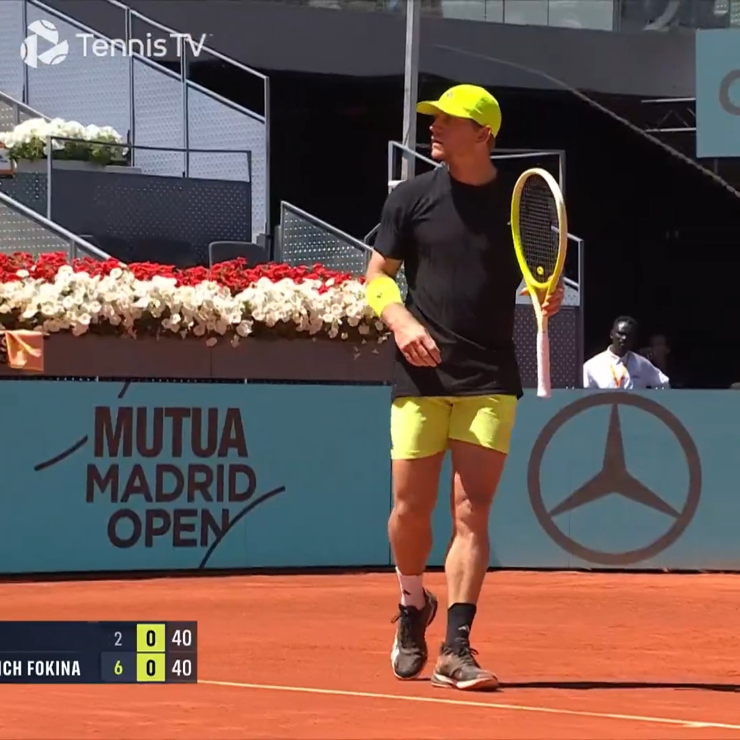 99% out is 100% in 👍 Alejandro Davidovich Fokina #MMOpen