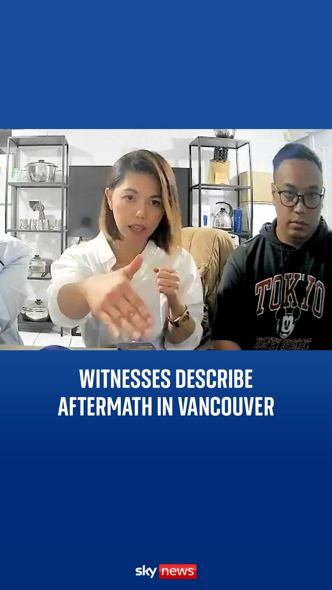 Three eyewitnesses described seeing bodies on the ground after a vehicle drove into a crowd at a street festival in Vancouver, killing at least nine people.