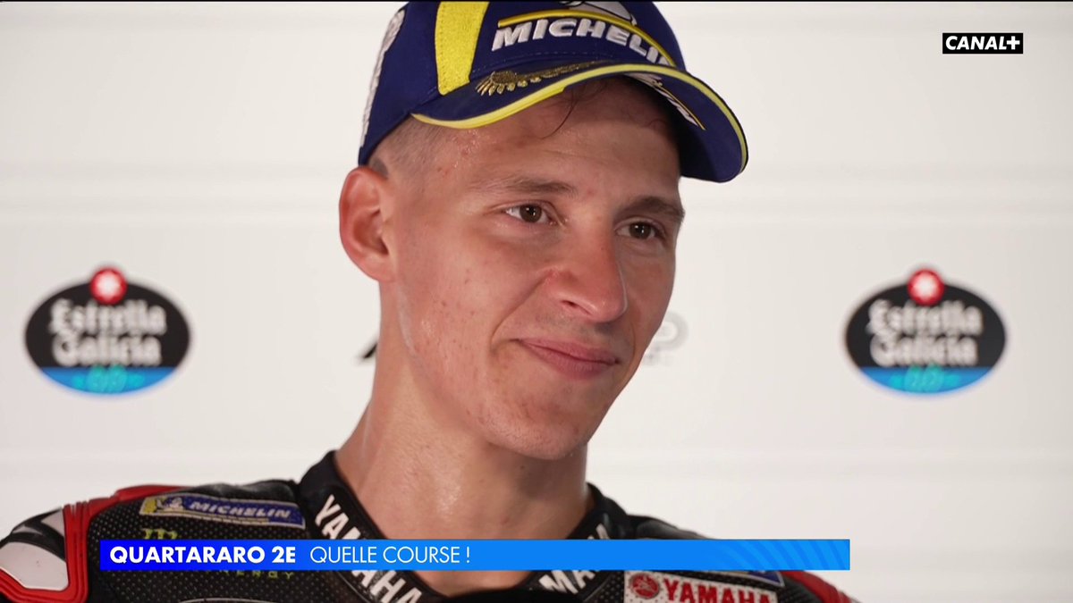 🗣️ "Je savais que Álex Márquez allait passer" Fabio Quartararo est sur le podium pour la première fois depuis Mandalika en 2023 😈😈 #SpanishGP | #MotoGP