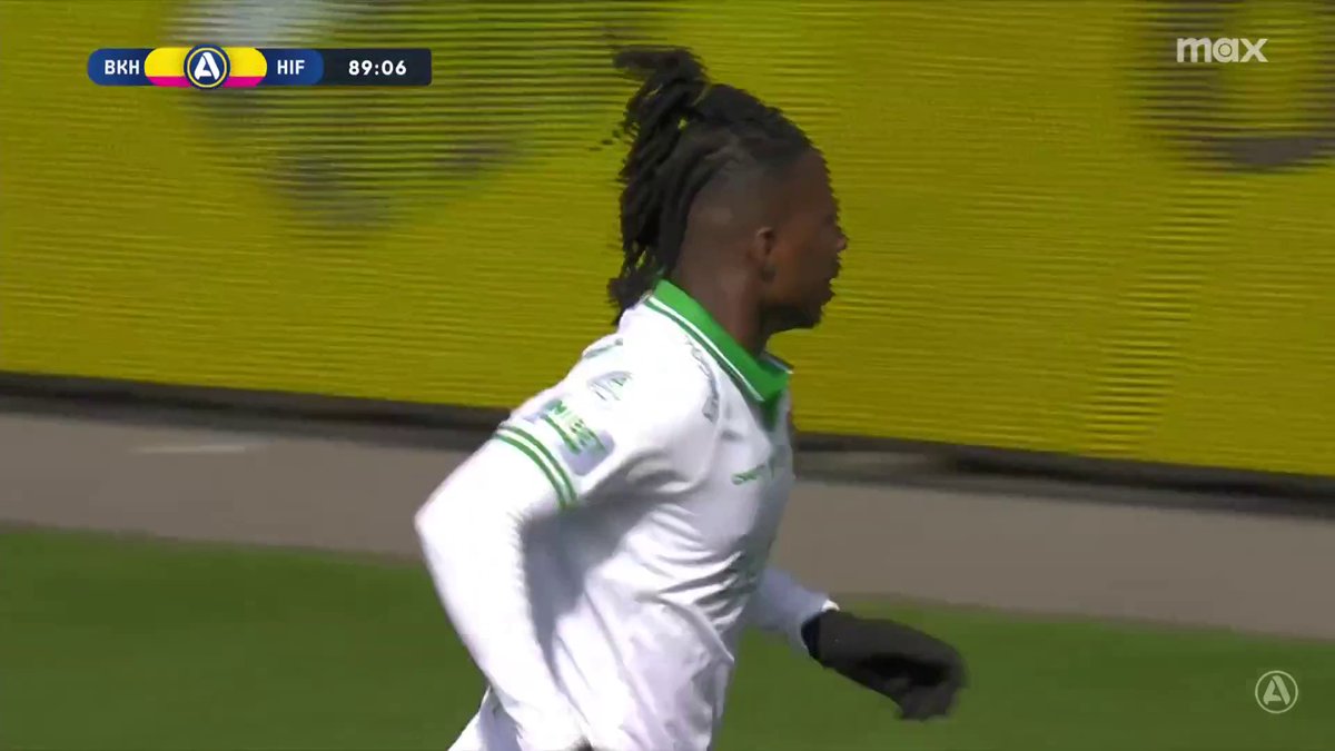 Kvitterat på Hisingen! inhoppande Elohim Kaboré kommer direkt från bänken och nickar in 1-1 för Hammarby! ⚪️🟢 📲 Se matchen på Max och Kanal 5