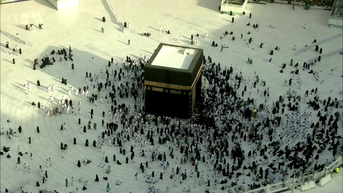 A quiet Mataaf earlier this Morning Hujjaj arrivals begins tomorrow