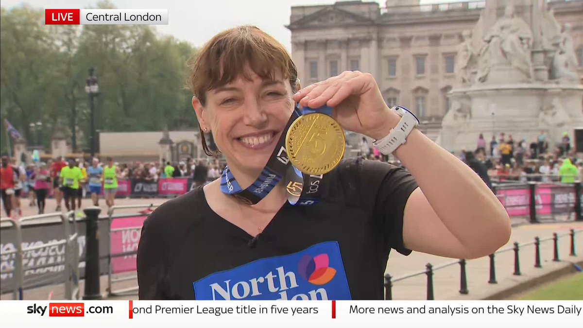 "I was running for my good friend Laura who died last summer." Sky's Beth Rigby talks about her experience running the London Marathon for the first time.