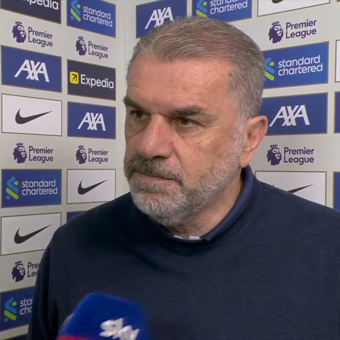"It's a great challenge!" Ange Postecoglou says Spurs will try to make it as tough as possible for Liverpool ⚪️