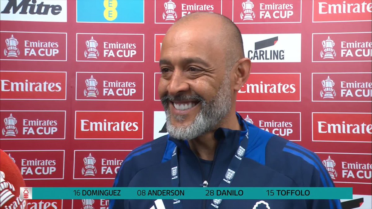 🗣️ "Zach [Abbott] is ready." Yet to make a Premier League or FA Cup appearance, eighteen-year-old Zach Abbott starts in defence for Forest #ITVFootball | #EmiratesFACup | Gabriel Clarke