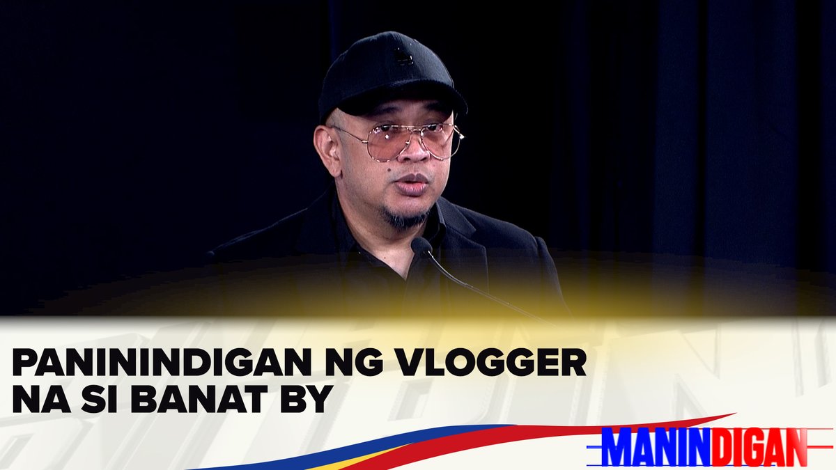 Nanindigan ang vlogger na si Banat By na ang mga politiko sa Pilipinas ang nagpapakalat ng fake news at mas mainam na talakayin ang mga isyu imbes na ang mga personalidad na nagbabahagi ng mga ito. #Manindigan2025 #News5