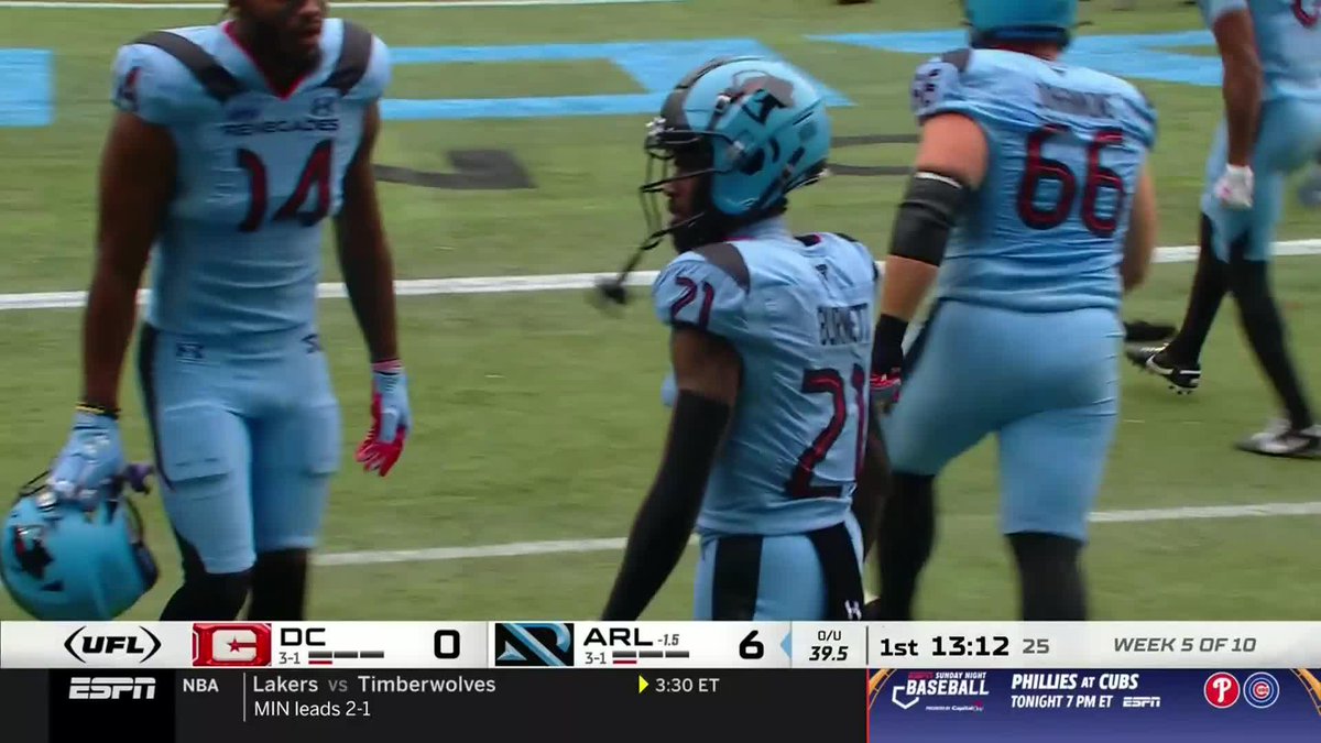 63 YARD TOUCHDOWN FOR DEONTAY BURNETT! 📺: ESPN | Verizon