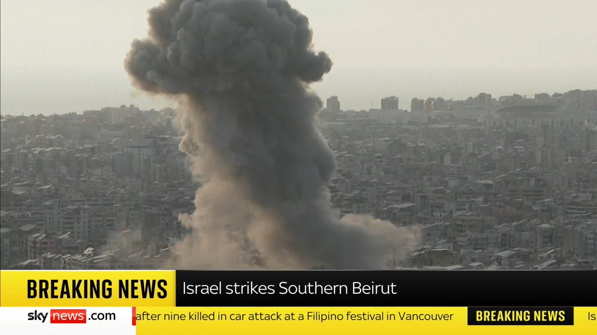 Israel strikes buildings in Southern Lebanon after it issued 'urgent warning' to local residents