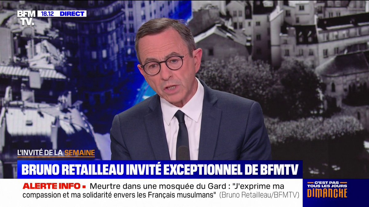 Meurtre dans une mosquée du Gard: "Comment ne pas penser à un acte anti-musulman ?", indique le ministre de l'Intérieur, Bruno Retailleau