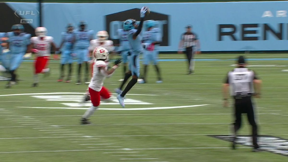 DEONTAY BURNETT WITH A ONE-HANDED SNAG FOR THE 63-YD TOUCHDOWN 😱 United Football League | Arlington Renegades