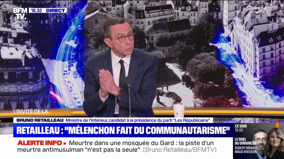 Marche contre l'islamophobie: Bruno Retailleau pointe "l'indignité" de La France insoumise et estime que le parti "instrumentalise" le meurtre dans une mosquée du Gard