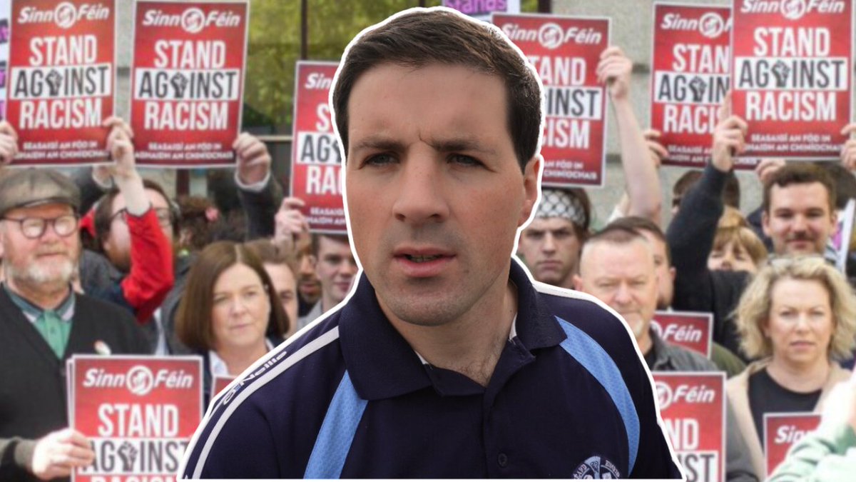 Shameful Sinn Féin Protesting Irish Nationalists who are Against the Invasion of Ireland!