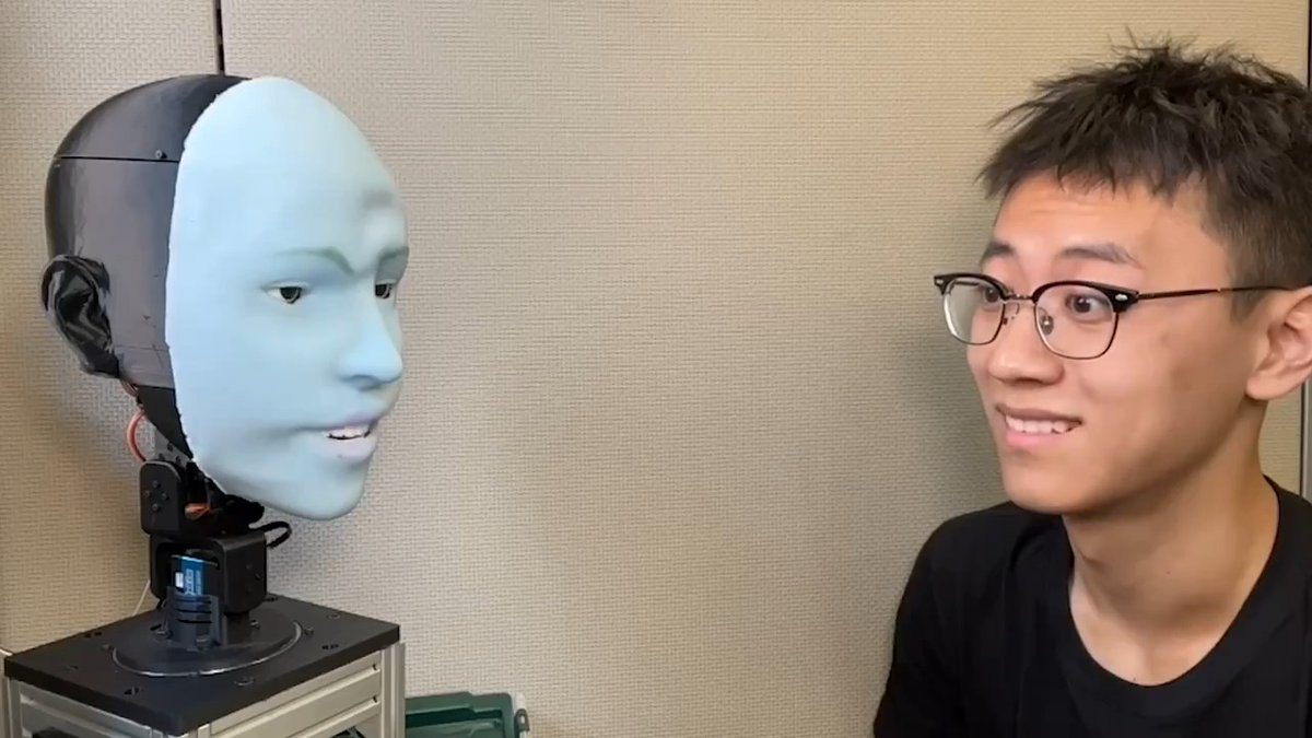 With 26 motors and flexible silicone skin, Emo the robot can emote with the best of them. Learn more in the Science Robotics paper from last year: #ScienceMagArchives