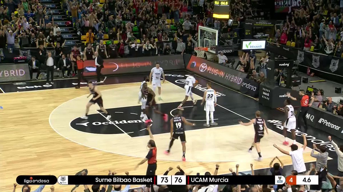 😱😱😱😱😱😱😱😱😱 ¡LOCURA EN EL PAÍS DE LAS MIRIBILLAS! ¡QUÉ TRIPLAZO HA METIDO HARALD FREY PARA CULMINAR LA REMONTADA DE Surne Bilbao Basket 😎 Y EMPATAR EL PARTIDO A CUATRO SEGUNDOS! 📺 Basket en Movistar Plus+ | #ConectaConTuPasión #LigaEndesa