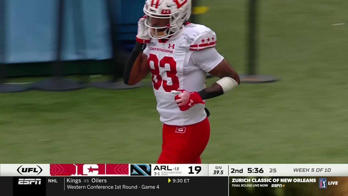 SANDERS FINDS THE END ZONE 🛡️ 📺: ESPN | Verizon