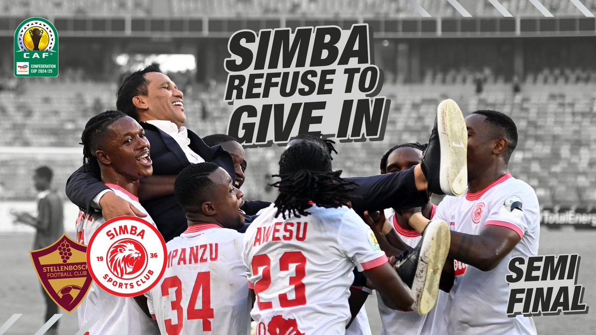 HIGHLIGHTS 📹 A goalless draw in South Africa sends Simba SC to the final after winning on aggregate against Stellenbosch FC! 👏 #TotalEnergiesCAFCC | Football Together