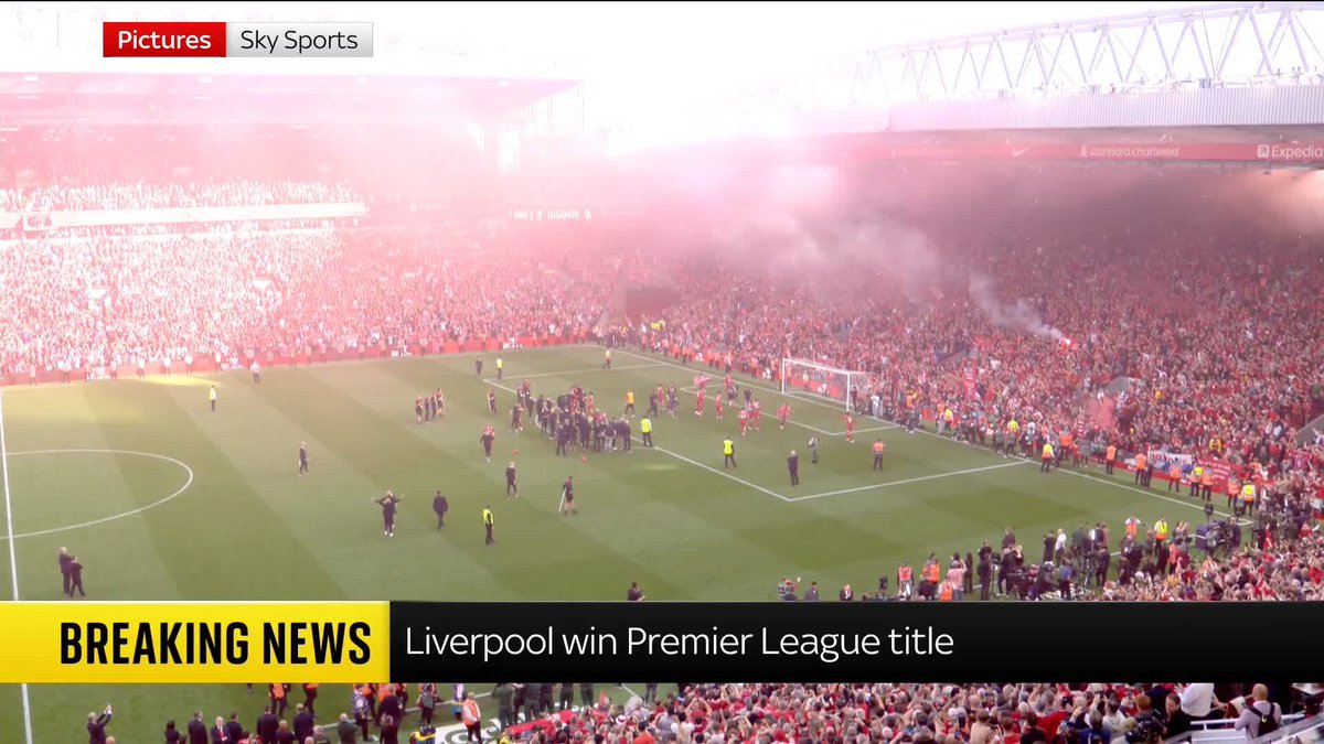 Liverpool have won their 20th title. This is after they have won the Premier League title after a 5-1 victory over Tottenham at Anfield.