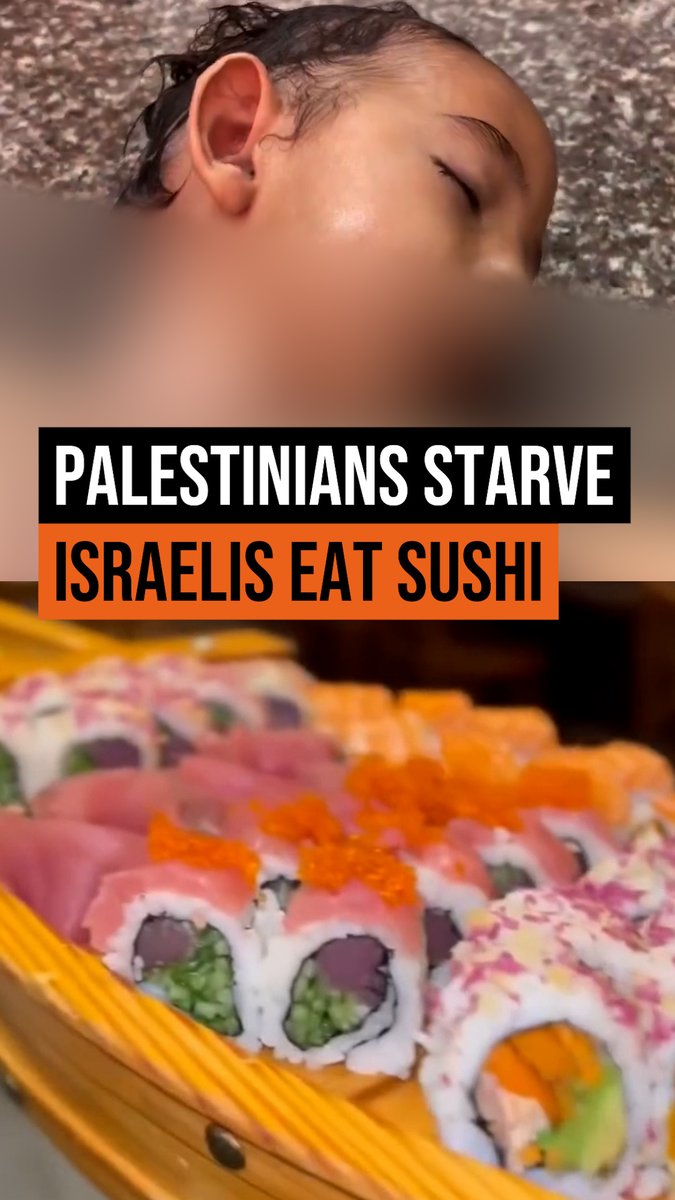 Palestinians starve to death. Just miles away, Israelis dine on sushi. It's one of the most obscene contrasts in the history of human civilisation.