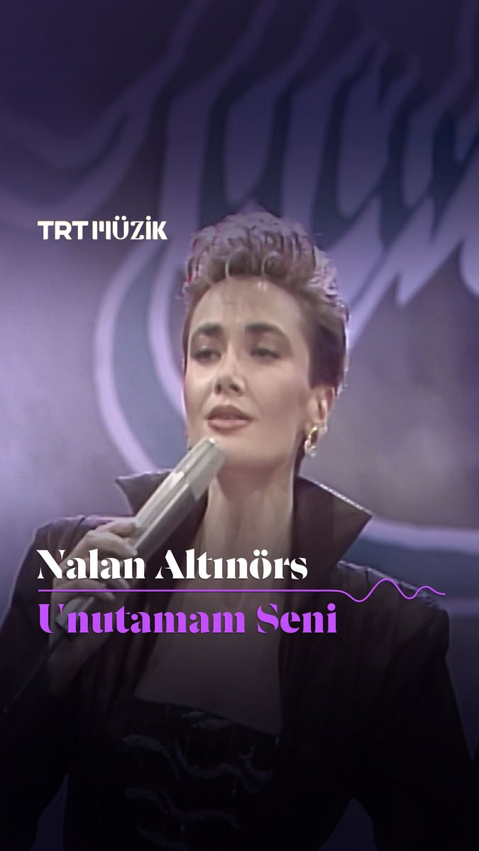 "Unutamam Seni" adlı şarkıyı seslendiren Nalan Altınörs ile 1992 yılına gidiyoruz. 🤍