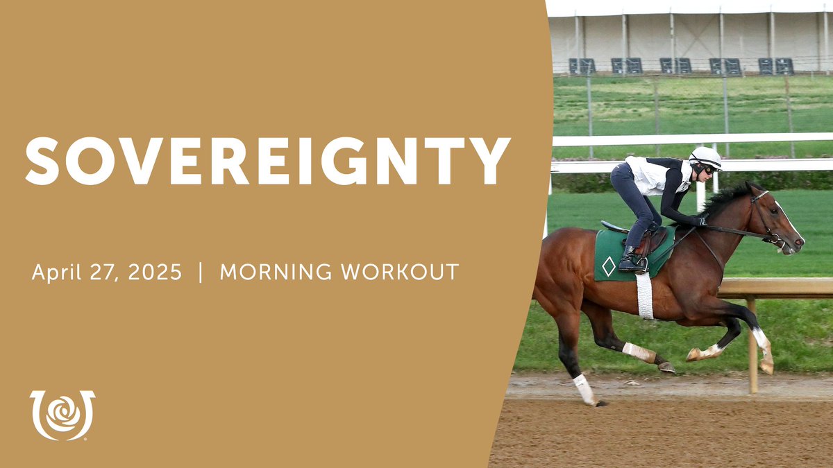 Sovereignty works 5 furlongs in 1:01.80 for trainer Bill Mott